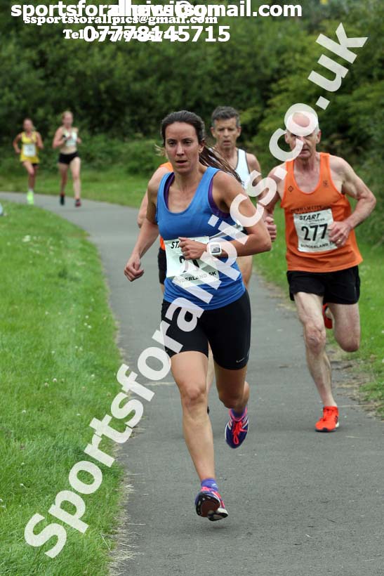 Womens Sunderland 5k Road Race (Northern and North Eastern Champs). Photo: David T. Hewitson/Sports for All Pics